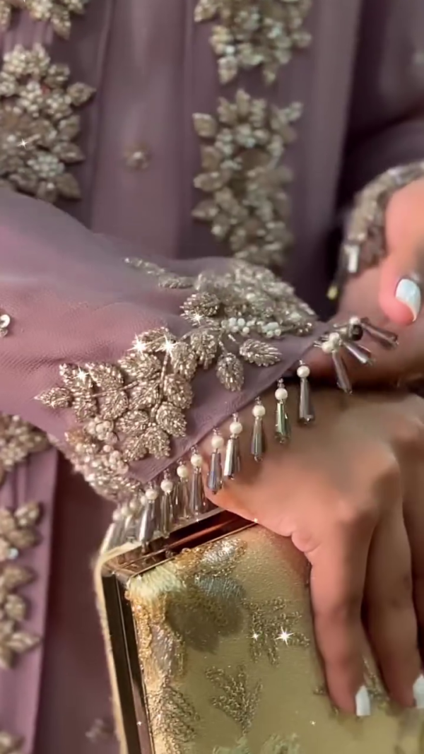 Elegant Mauve Anarkali Suit: A Timeless Blend of Grace and Sophistication - Image 3