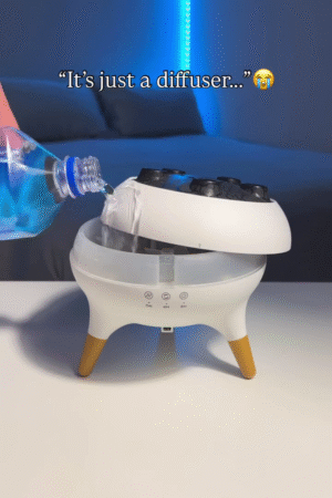 Ultra-Modern Aromatherapy Diffuser with Soothing LED Lights & Smart Timer