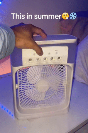 ❄️ Beat the Heat with This Mini Powerhouse Fan! 🌀