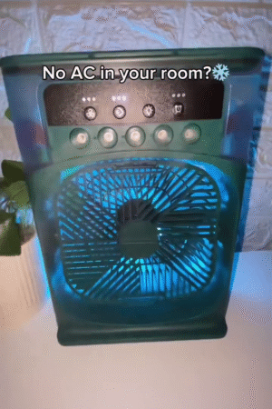 ✨ Portable LED Air Cooler with Ice Chamber – Smart Cooling in Style! 💨