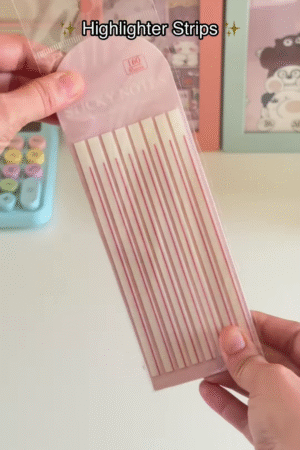 ✨ Highlighter Strips – Study Smart, Stay Aesthetic ✨