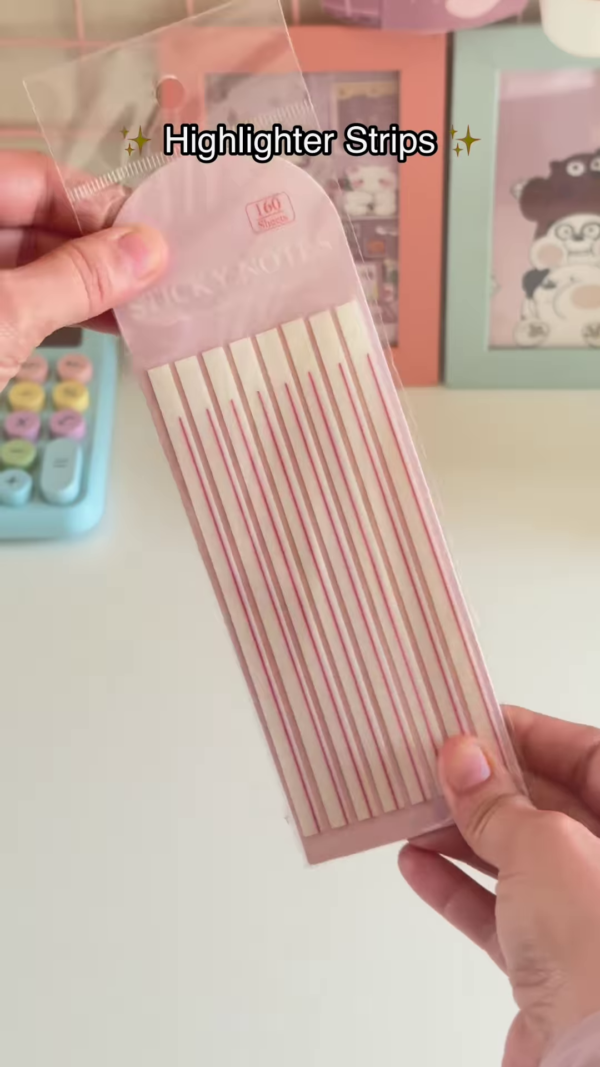 ✨ Highlighter Strips – Study Smart, Stay Aesthetic ✨