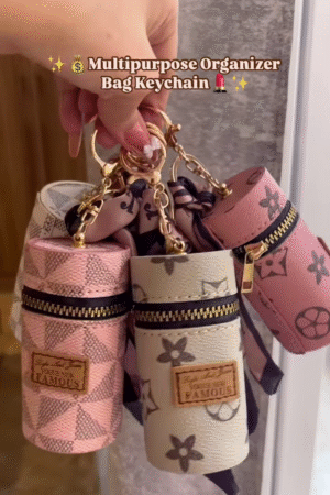 ✨ Stylish Multipurpose Organizer Bag Keychain – Compact & Chic Storage for On-the-Go Essentials 💄💰