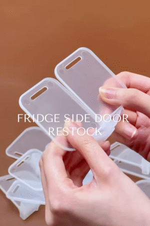 🧊 Fridge Side Door Organizer Tags – Clear, Durable Labels for Efficient Refrigerator Restocking 🍽️