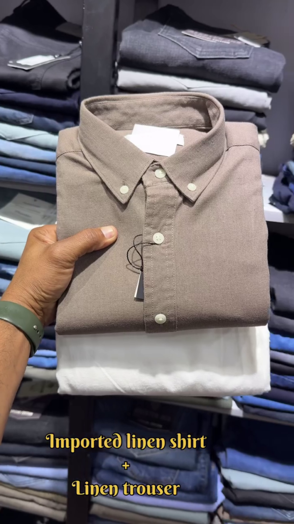 Superior Comfort Imported Linen Shirt and Linen Trouser Combo Set for Stylish, Casual, and Formal Occasions - Image 7