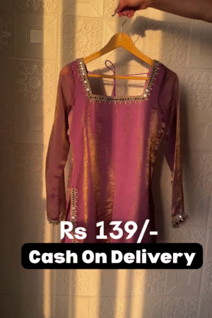 💜 Royal Orchid Mirror Work Silk Suit Set – Majestic Festive Elegance 👑