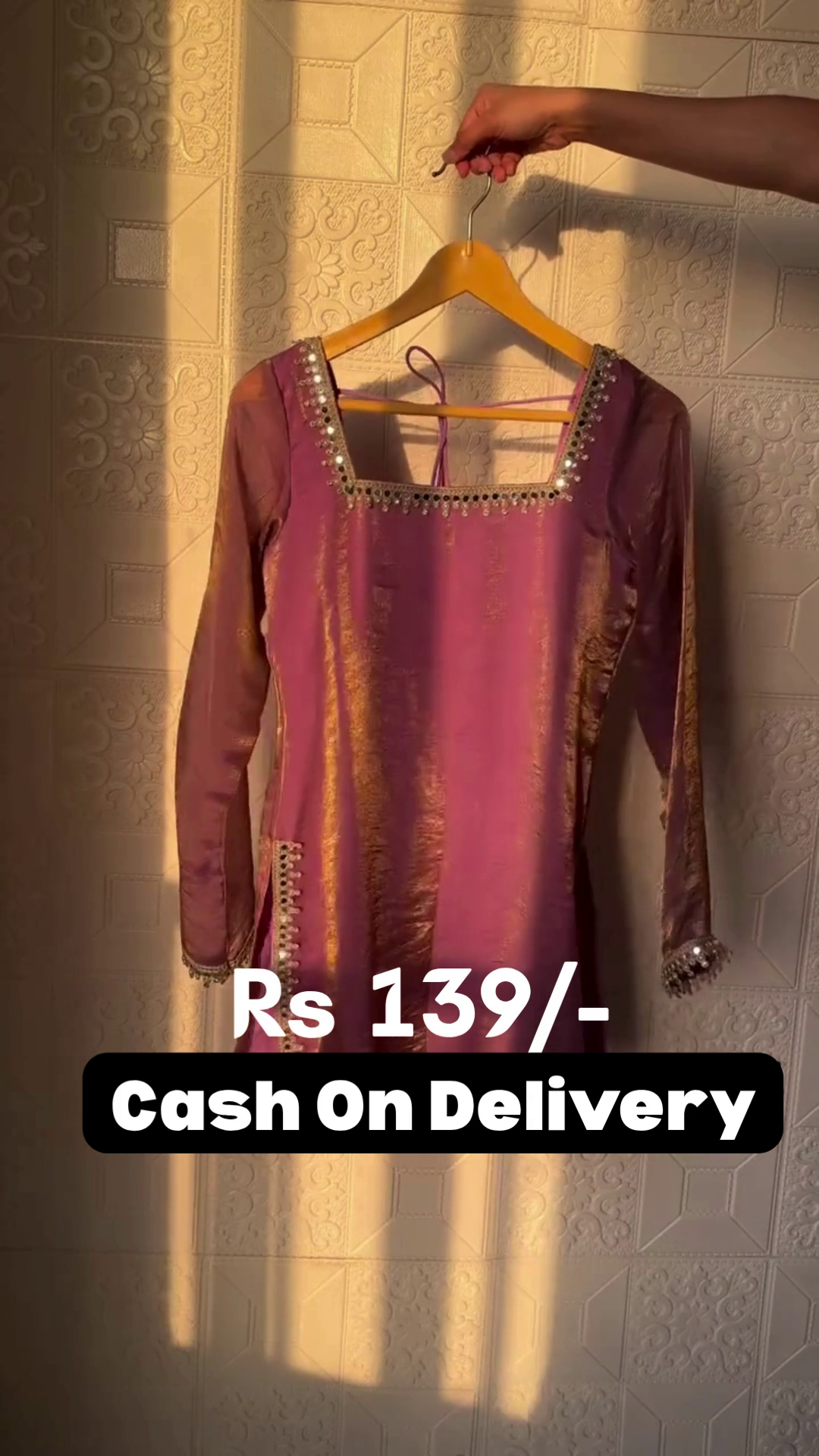 💜 Royal Orchid Mirror Work Silk Suit Set – Majestic Festive Elegance 👑