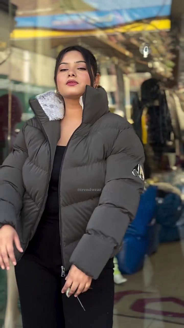 . 💜 "Plush Lavender Cloud Puffer Insulated Winter Jacket with High-Guard Collar and Cozy Urban Street Appeal for Effortless Warmth" 💜 - Image 5