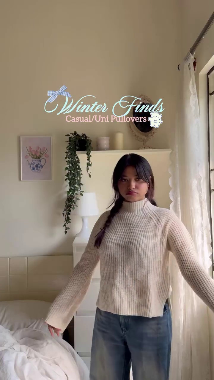 💐 "Winter Garden Pastel Bloom Velvet Touch Knit Pullover with Oversized Pink Floral Accents for Dreamy Romantic Sweethearts of Cozy Fashion" 💐 - Image 7