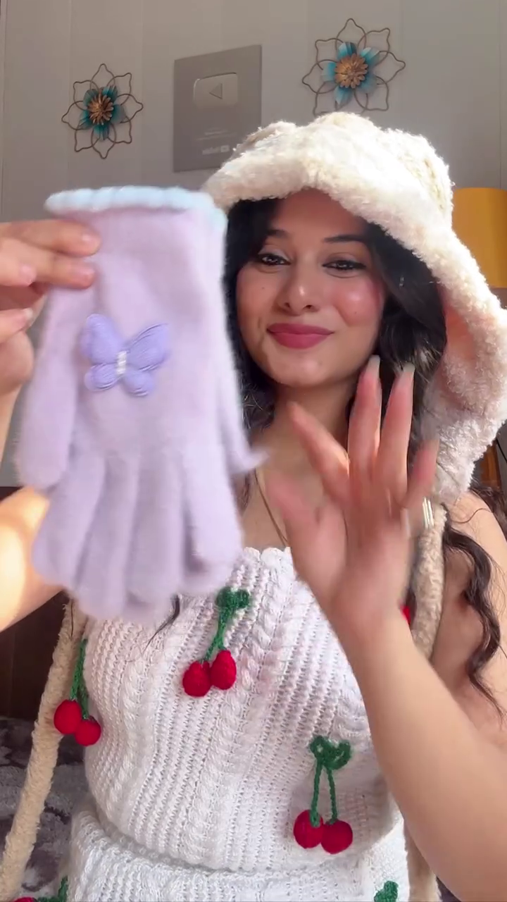 ✨Cute Soft Warm Winter Half Finger Woolen Gloves With Adorable Cartoon Design For Girls & Women✨ - Image 6