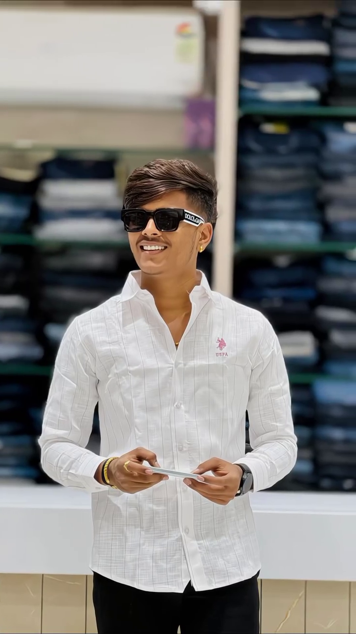 Ivory Glint Khadi Shirt 🤍✨ | Luxe Minimal Edition