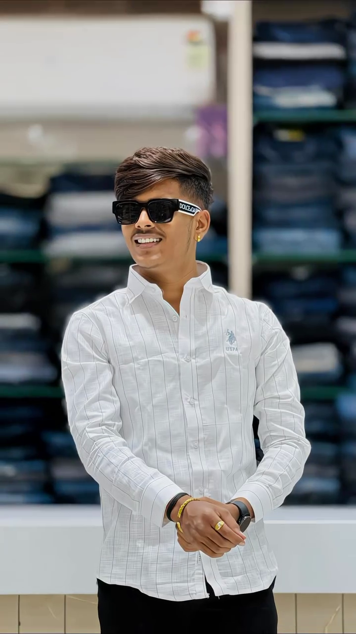 Ivory Glint Khadi Shirt 🤍✨ | Luxe Minimal Edition - Image 4