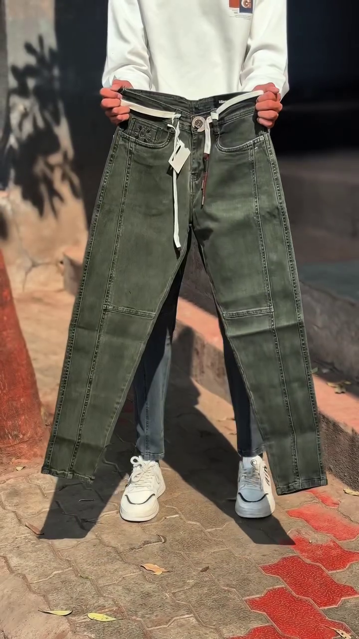 Stitchline Motion Denim Joggers 🔵🧵 | Street Sculpt Edition - Image 5