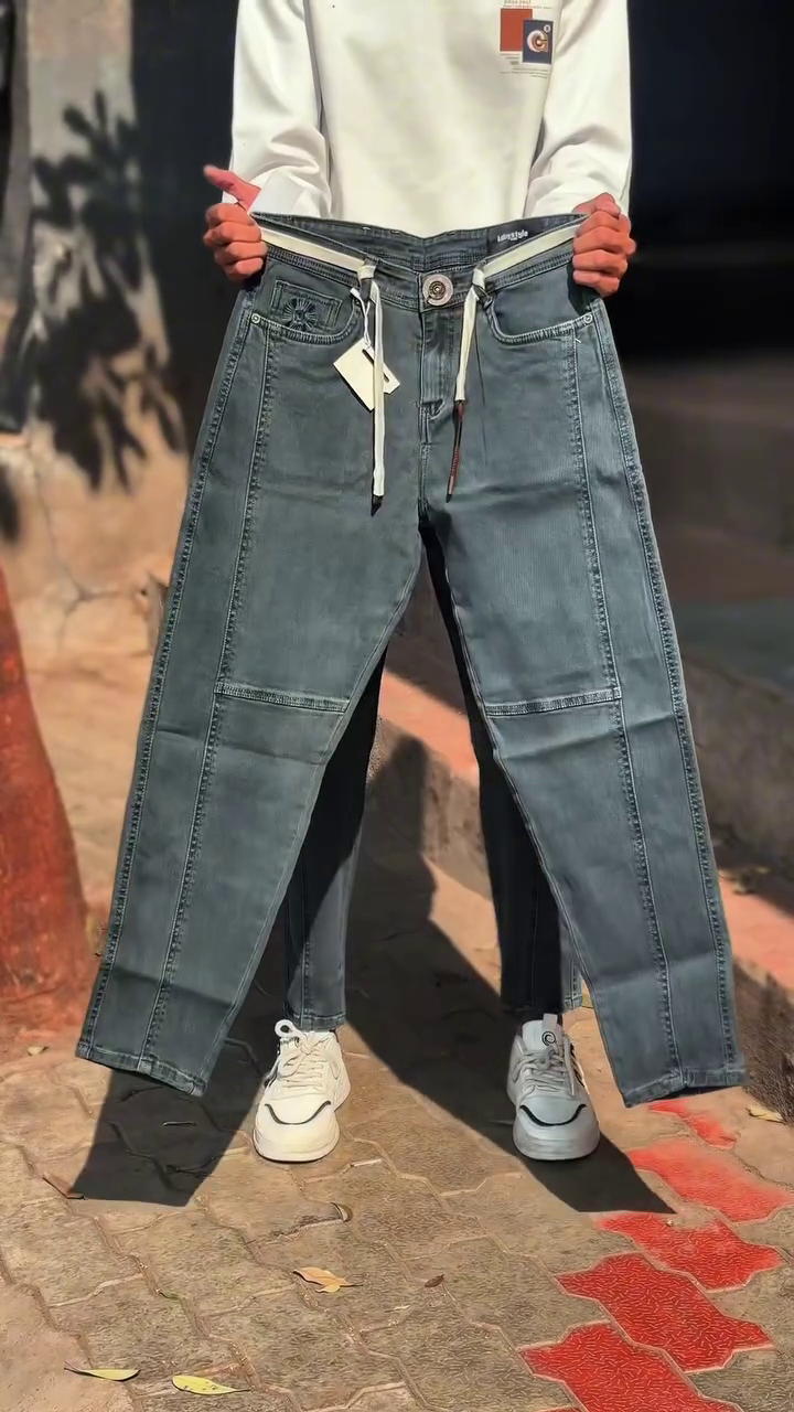 Stitchline Motion Denim Joggers 🔵🧵 | Street Sculpt Edition - Image 4