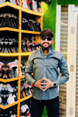 Slate Luxe Button-Up Shirt 🌫️🕶️ | Footwear Lounge Edition