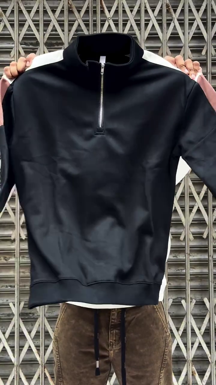 Maroon Glide Panel Sweatshirt 🍷🧶 | Urban Contrast Edition - Image 2