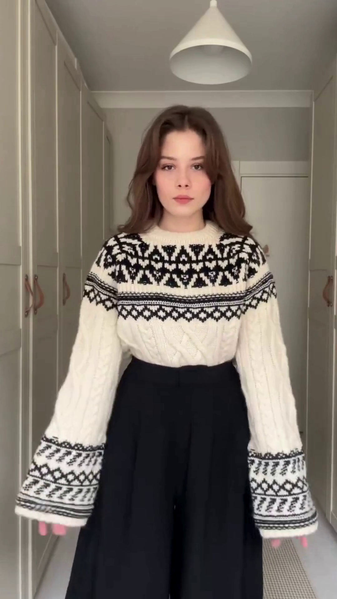 Nordic Noir Knit Sweater ⚫❄️ | Heritage Chill Edition - Image 3