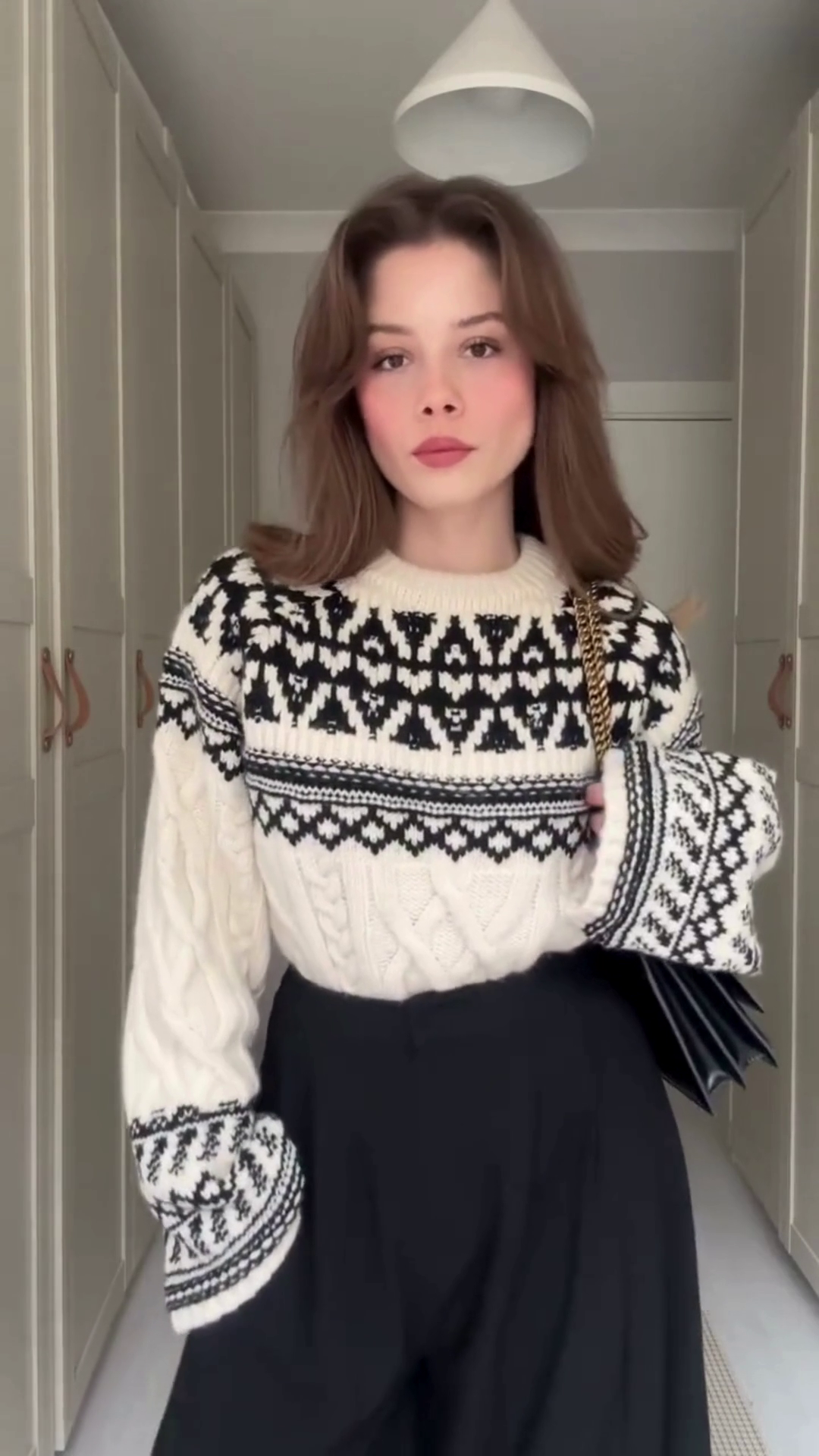 Nordic Noir Knit Sweater ⚫❄️ | Heritage Chill Edition - Image 2