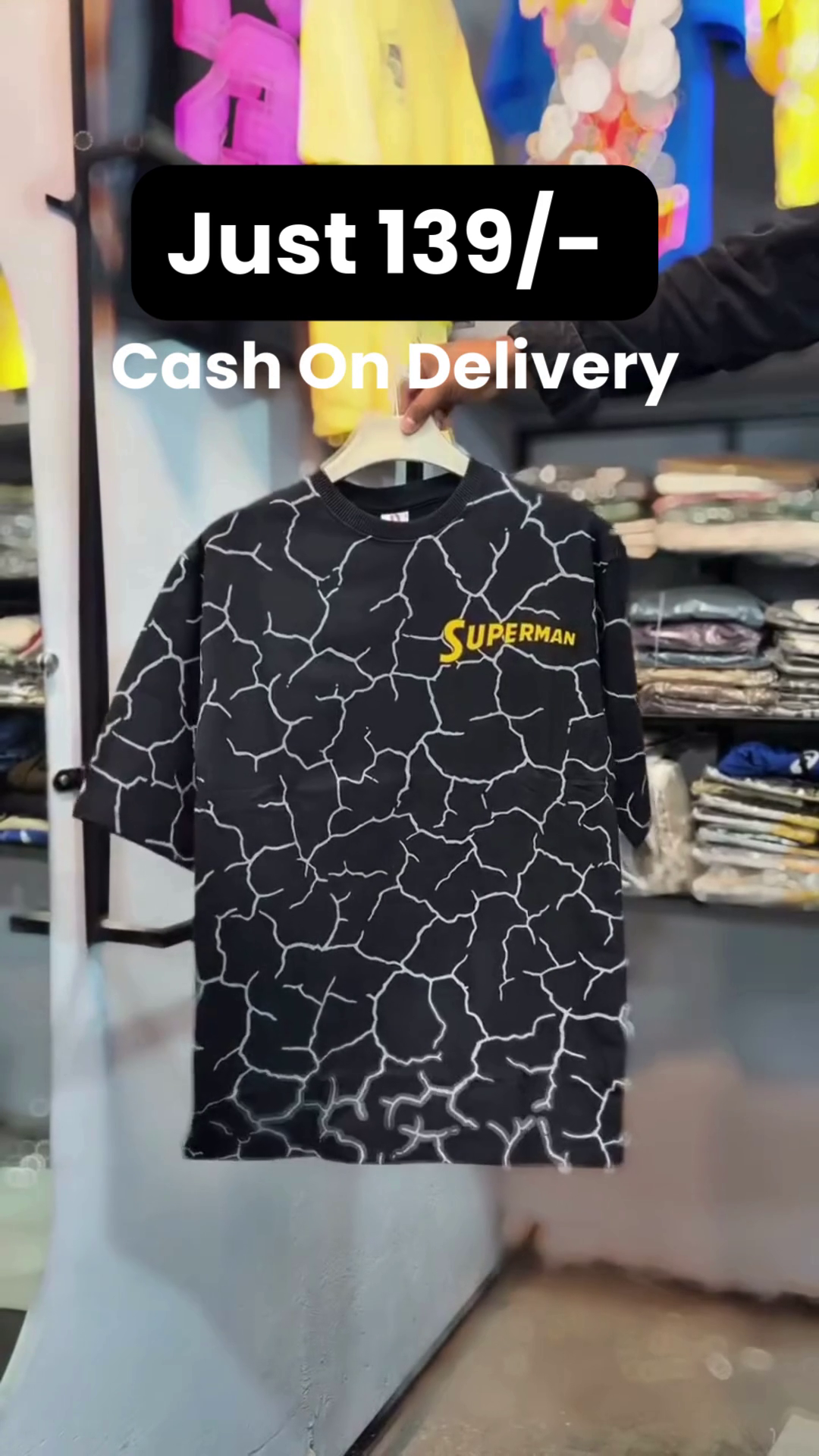 Haunted Graphic White T-Shirt ๐ with Bold Black Typography ๐ค + Spooky Orange & Black Hands ๐๏ธ๐งก - Image 5