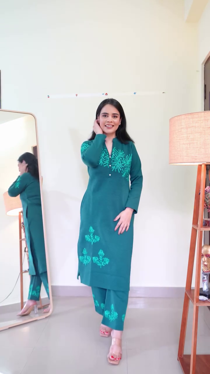 Elegant Black & Copper Embroidered Straight Kurta with Matching Pants & Dupatta β Evening Festive Ethnic Set π€β¨ - Image 4