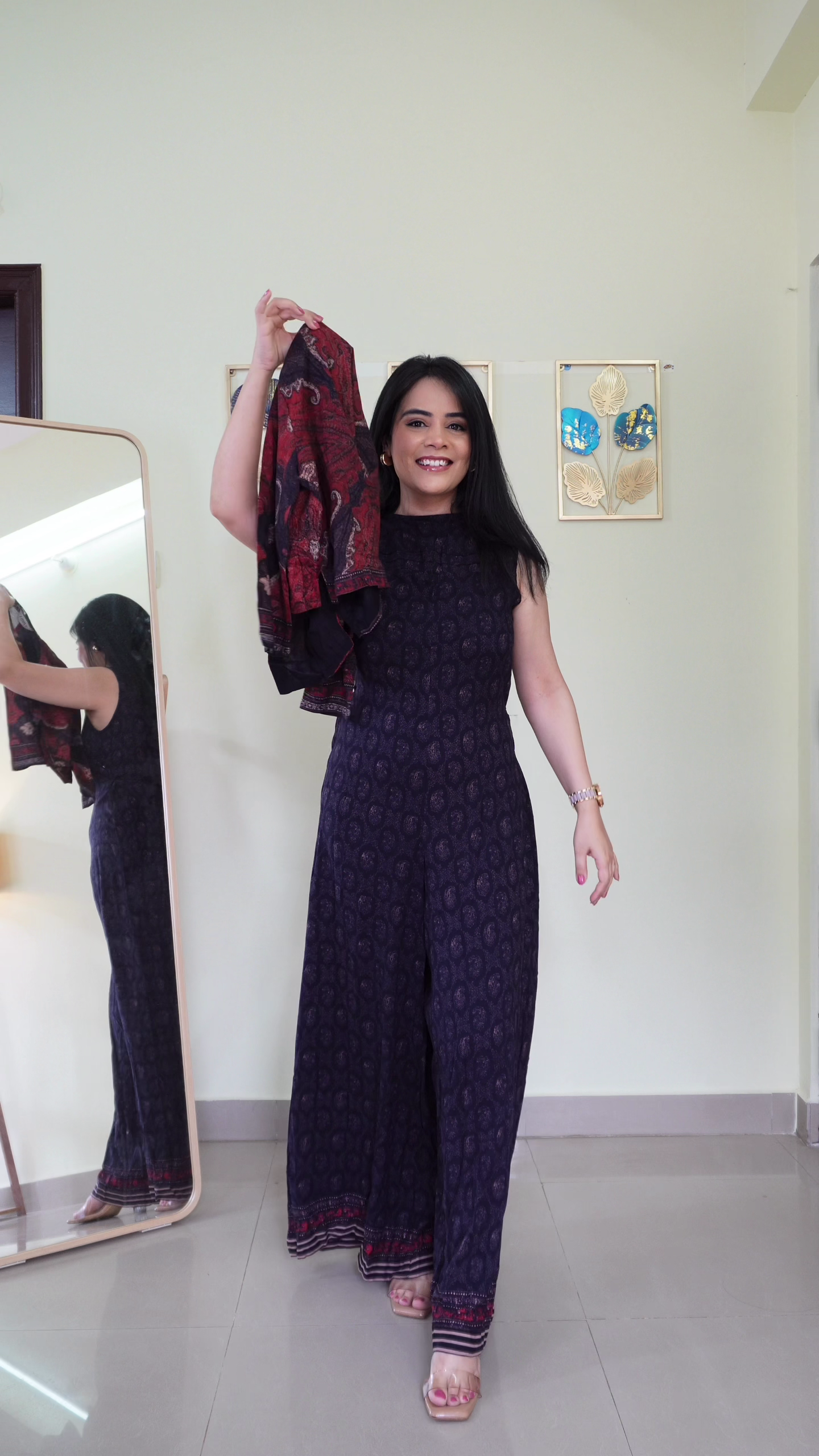 Printed Wide-Leg Jumpsuit - Image 2