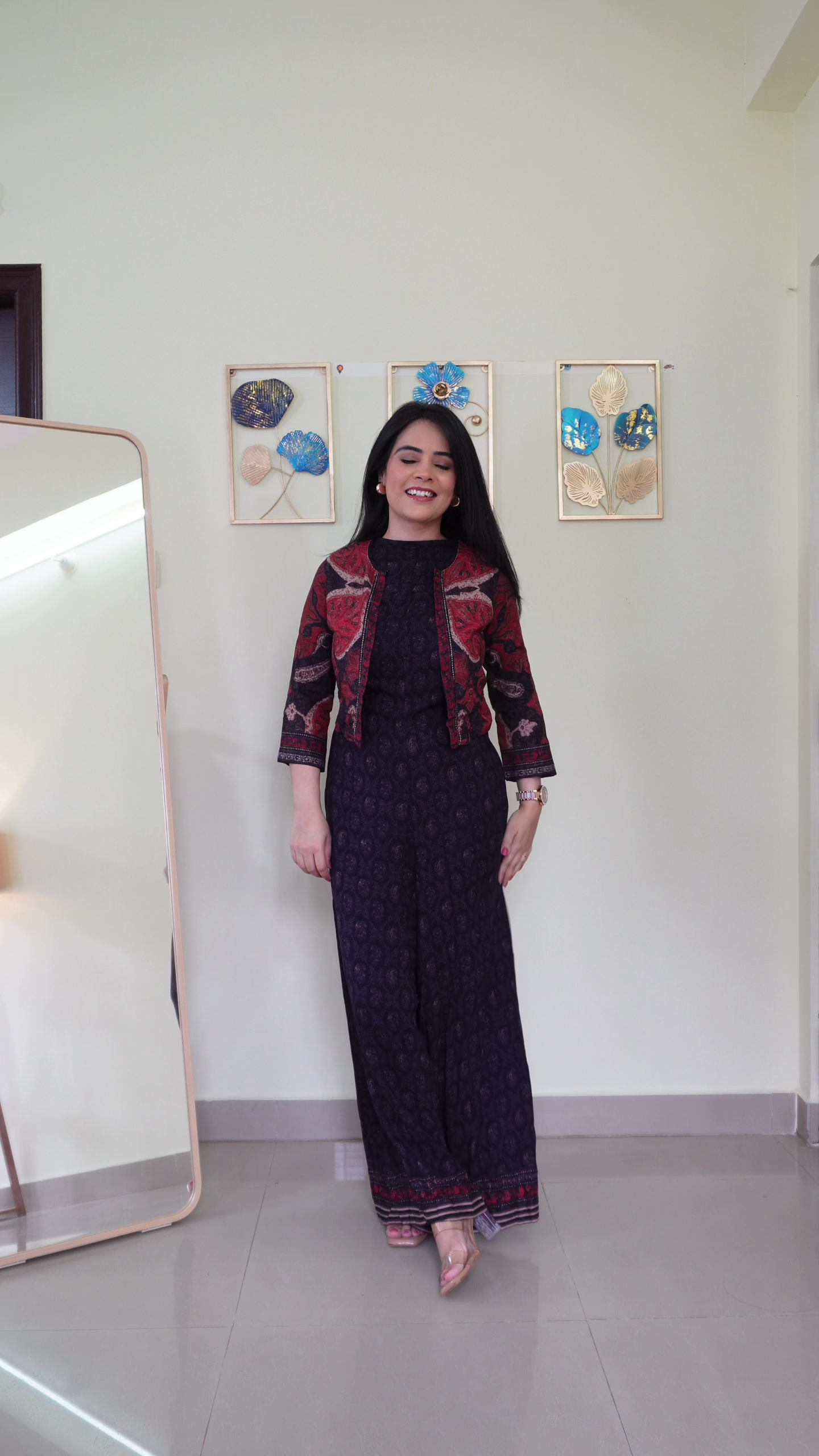 Printed Wide-Leg Jumpsuit - Image 3