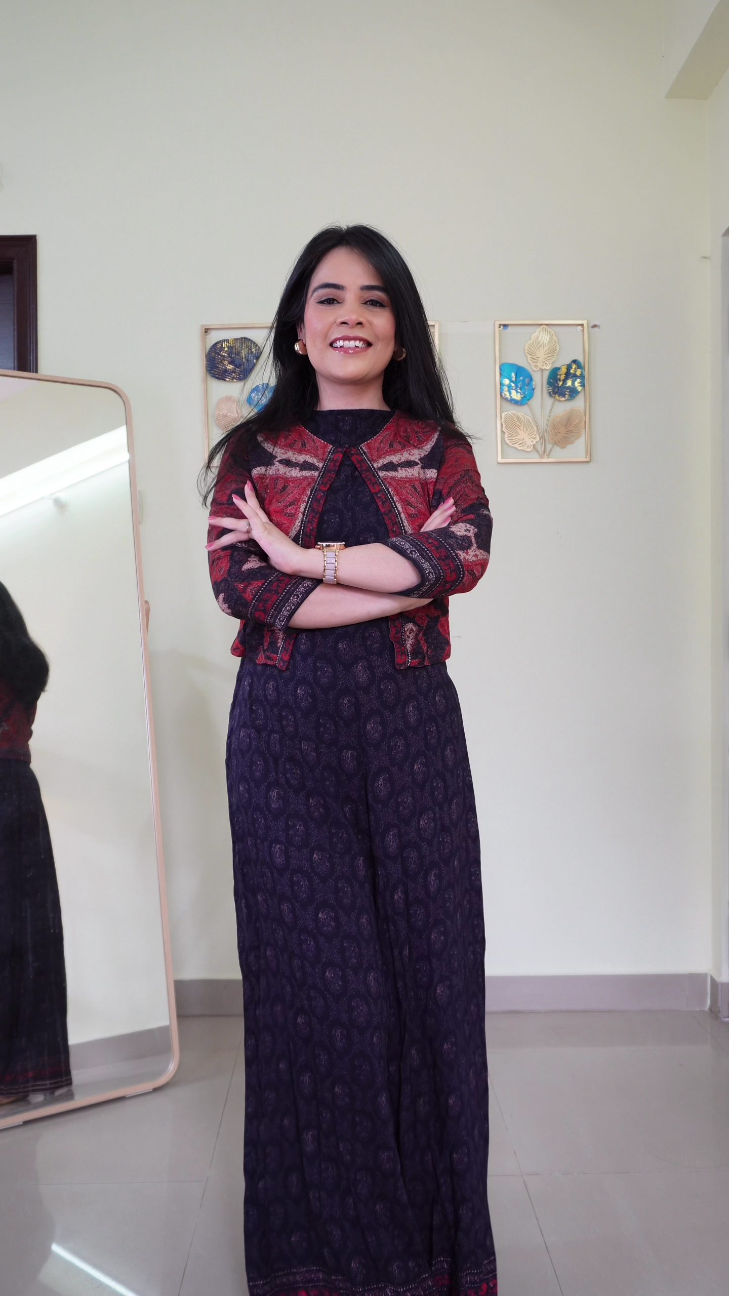 Printed Wide-Leg Jumpsuit - Image 5