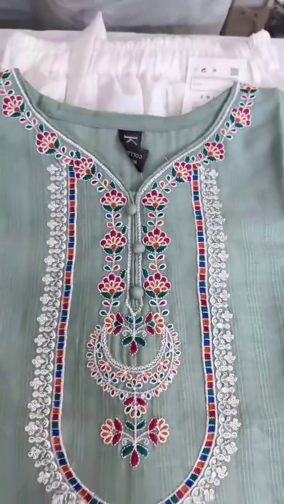 Embroidered Traditional Kurta Top