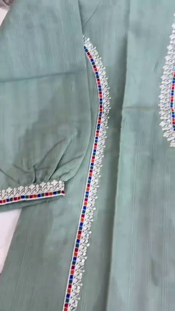 Embroidered Traditional Kurta Top - Image 8