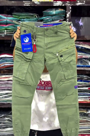 🪖✨ Blackbird Vintage Cargo Denim Pants in Tactical Olive Green with Multiple Pockets, Phoenix Keychain & Zip Details - Ultimate Street Military Utility for Adventure & Urban Explorer Style! 👖🔥🌿