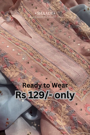 Graceful Blush Pink Chikankari Inspired Embroidered Kurti 🌸✨💕