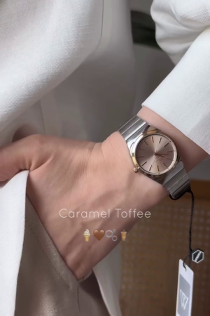⌚ Luxury Caramel Toffee Vintage Inspired Women's Elegant Bracelet Watch Collection with Premium Metal Strap & Minimalist Dial ✨💖